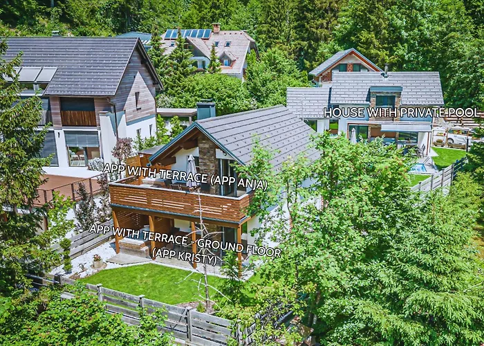 アパート Hisa Katja-privat Wellness *